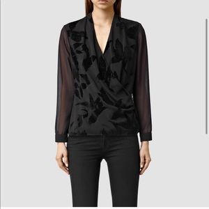 All Saints Amali Lux Blouse Allsaints